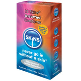 SKINS - ASSORTED CONDOMS PACK OF 12